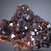Spessartine with minor Hyalite Opal