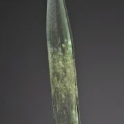 Beryl (slender, tapered termination gem crystal)