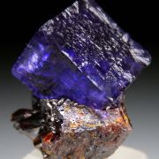 Fluorite on Sphalerite