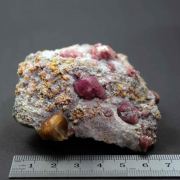 Garnet, Vesuvianite - Lake Jaco, Sierra Cruces, Coahuila, Mexico