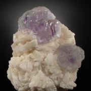 Fluorite on Dolomite