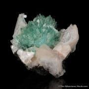 Fluorapophyllite with Heulandite