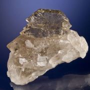 Smoky Quartz (Gwindel) on Quartz