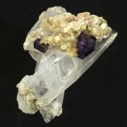 Quartz with Fluorite and Muscovite