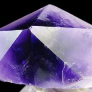 Quartz var. hourglass amethyst