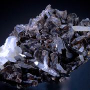 Axinite with Quartz and Calcite