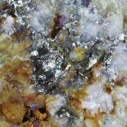 Calaverite et Fluorite / Localité - Mary McKinney Mine, Anaconda, Cripple Creek District, Teller County, Colorado