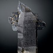 Smokey Quartz with Hematite PS Siderite and Onegite