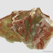 Fluorite with Hematite and Baryte- illustrated