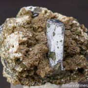 Galena over Arsenopyrite on Muscovite