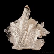 Cerussite (twinned)