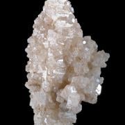 colorless Grossular on Prehnite