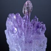 Amethyst -scepter with Rutile inclusions