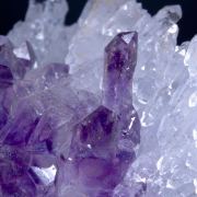 Amethyst on Quartz -unusual scepters