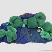 Malachite on Azurite