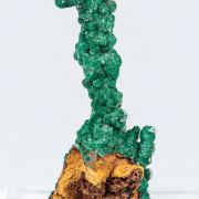 Malachite with Calcite and Cerussite