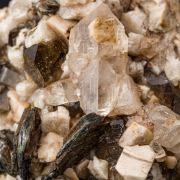 Topaz, Smokey Quartz, Feldspar