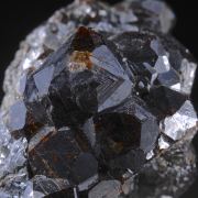 Spessartine on Galena - classic