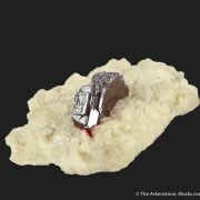 Cinnabar on Dolomite