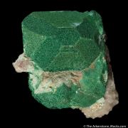 Malachite coating Cuprite