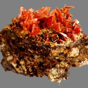 Crocoite with Pyromorphite