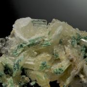 Barite with Malachite - classic USA locale