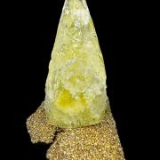 Calcite, chalcopyrite