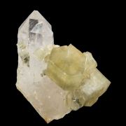 Apatite on Quartz
