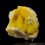 Cadmian Smithsonite on and replacing Calcite