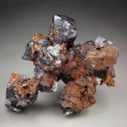 CUPRITE, COPPER pseudomorph after CUPRITE