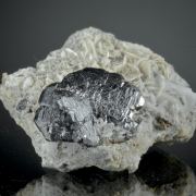 Bournonite on Barite - uncommon French locality