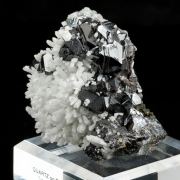White Quartz with Black Sphalerite