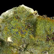 Fluorite, pyrite,