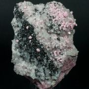 Rhodochrosite with Quartz and Sphalerite