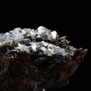 Siderite, Quartz, Pyrite.