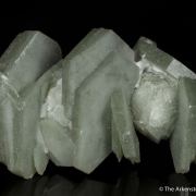 Calcite included by Hedenbergite