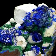 Magnesite, azurite, malachite, dolomite