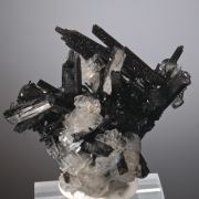 Schorl and Goshenite (Colorless Beryl)