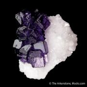 Fluorite on Quartz