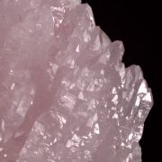 Rose Quartz - large doubly terminated crystals