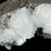 Apophyllite with Stilbite and Quartz ( var. Chalcedony )