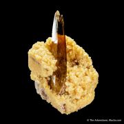 Baryte on Calcite