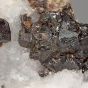 Sphalerite with Quartz and Calcite