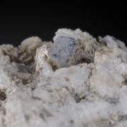 Phenakite on Feldspar, Muscovite with Fluorite