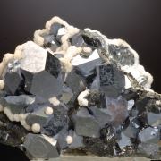 Galena with Dolomite and Sphalerite