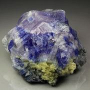 crystalised CARLETONITE, CALCITE