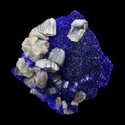 Cerussite, azurite