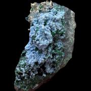 Silver, malachite, plancheite 
