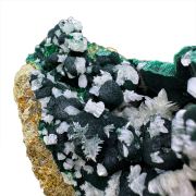 Cerussite, malachite
