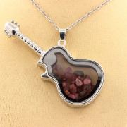 Raw multicolor Tourmaline necklace.